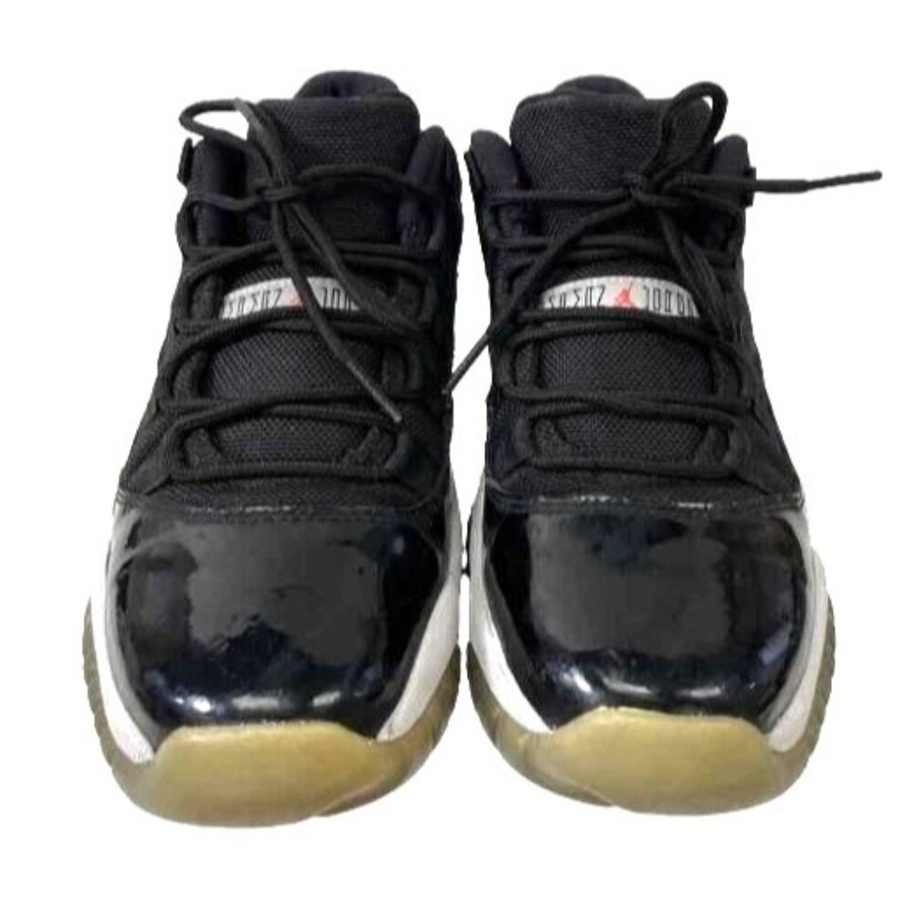 Air Jordan 11 Retro Low Infared Sneakers Size 6Y Black & White Patent Leather Bo